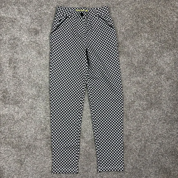 Betabrand || Pencil Dress Pants Yoga Pants Catstooth Print Size XSP - Picture 2 of 9